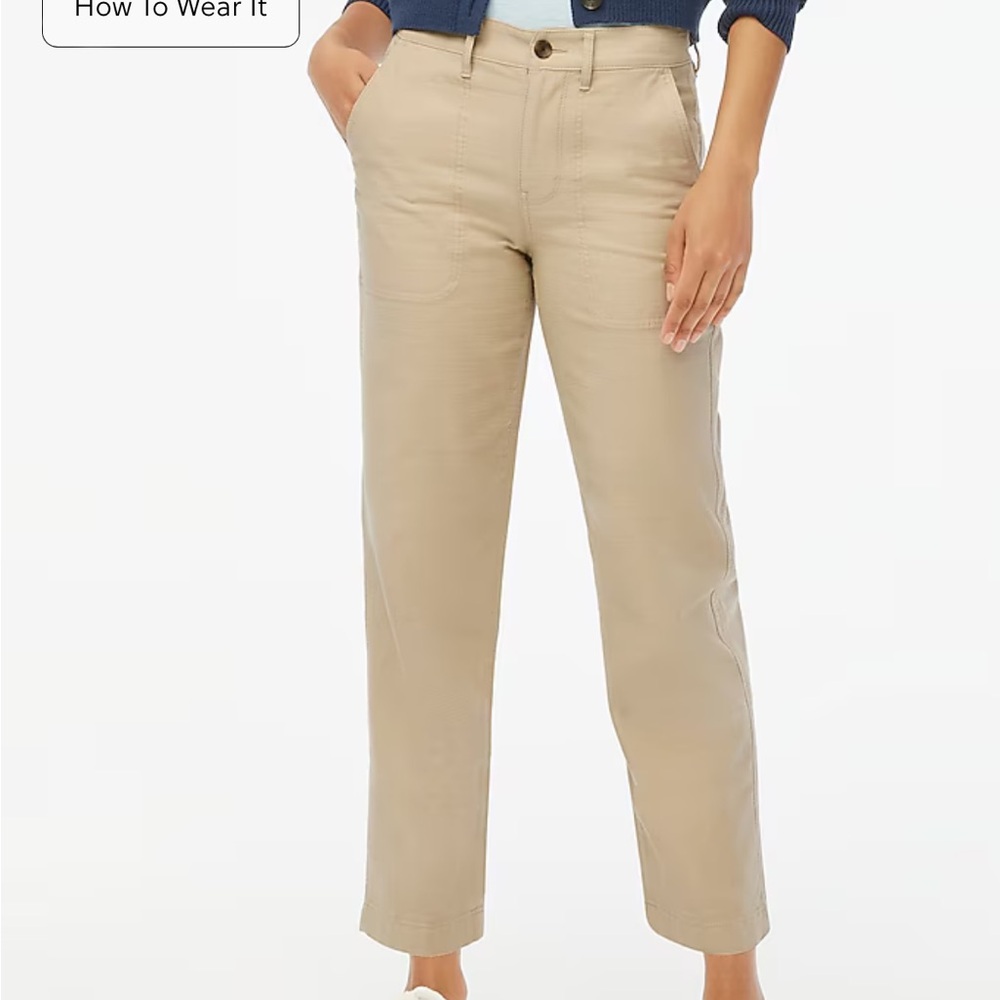 J. Crew Cotton Camp Pants Khaki Chino‎